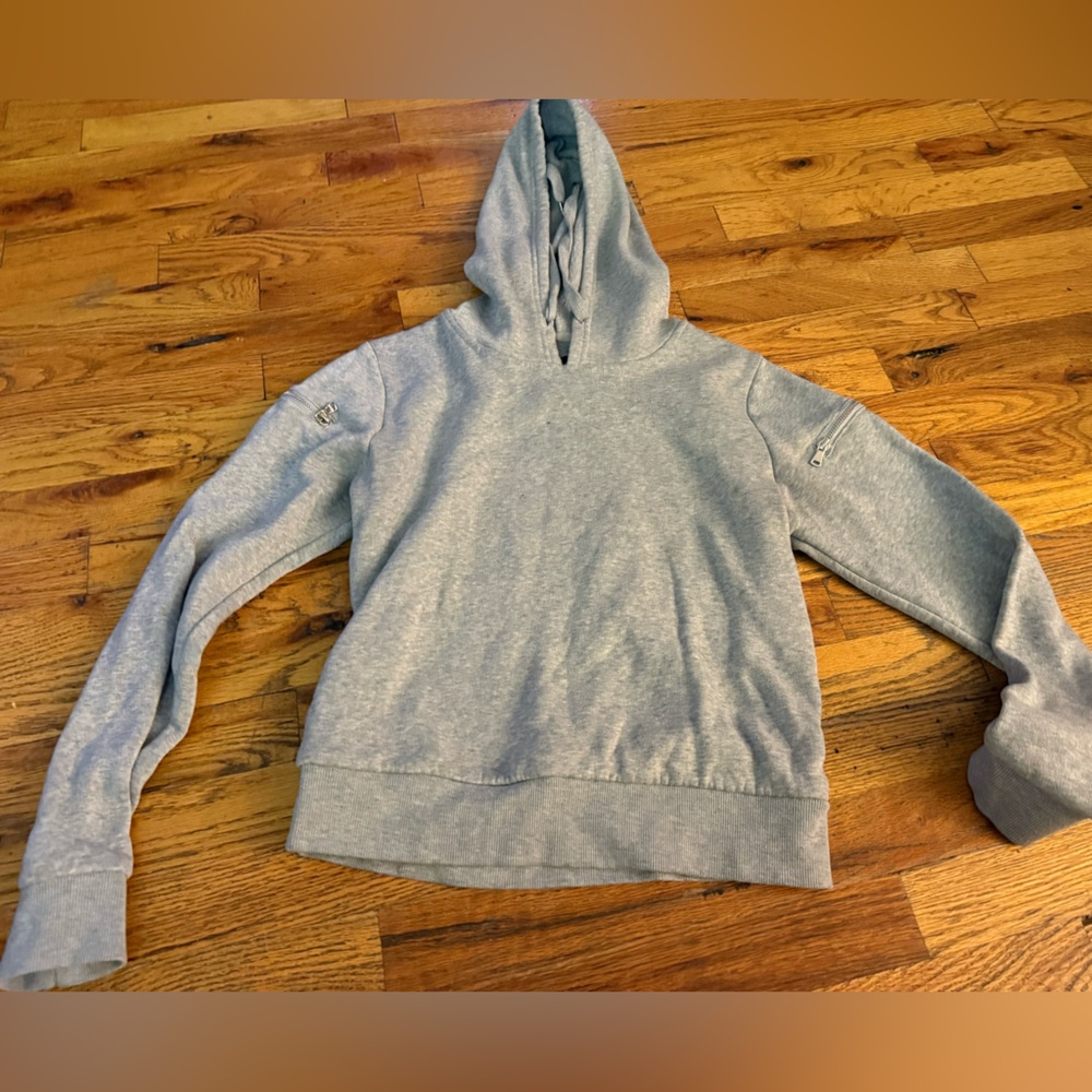 Red Fox Gray Women's Hoodie Sweater